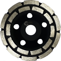 Чашка алмазная 125 Сегментная двухрядная Про TCW260