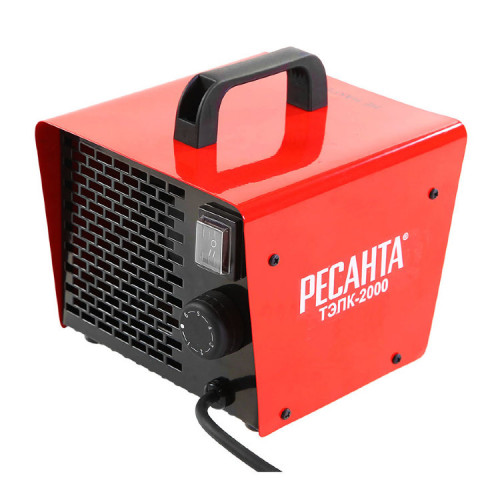Тепловая электрическая пушка ТЭПК-2000 (керам.нагревательный элемент) Ресанта