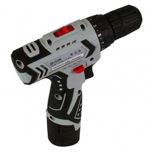 Дрель-шуруповерт аккумуляторная ДА-12-2ЛК Ресанта