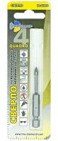 Сверло по керамике и стеклу квадро 4мм 440004