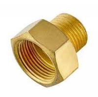 Переходник к импортному редуктору, латунь ARMA Внутренняя резьба – G3/4-B. Наружная резьба – W21,8.