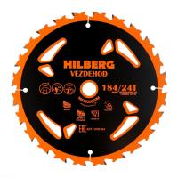 Диск пильный Hilberg Vezdehod 184*16*24Т*18 град. (reverse) HVR184