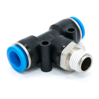 Фитинг цанговый ARMA T-образный 10-1/4"M-10 мм