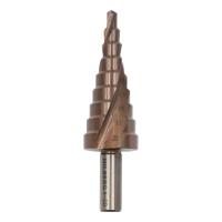 Сверло ступенчатое по металлу 4-32мм (15ступ) Hilberg (Р6М5) HSS-COBALT, ST0432