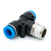 Фитинг цанговый ARMA T-образный 10-3/8"M-10 мм