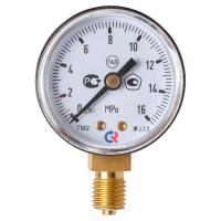 Манометр с поверкой 16,0 МПа, углекислый газ