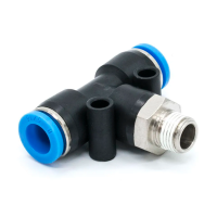 Фитинг цанговый ARMA T-образный 08-1/8"M-08 мм