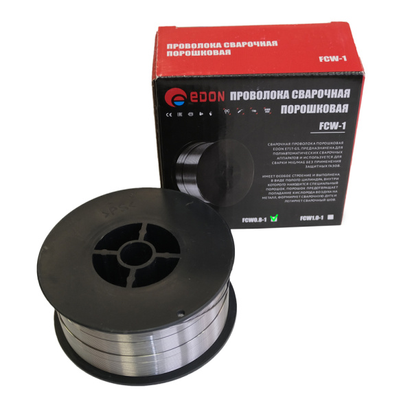 Сварочная проволока порошковая "Edon FCW0.8-1"