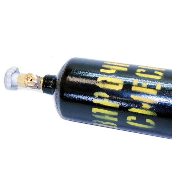 Баллон для газов 10 л W27,8 крашеный, с вентилем ВК-1 (Сварочная смесь) бесшовный