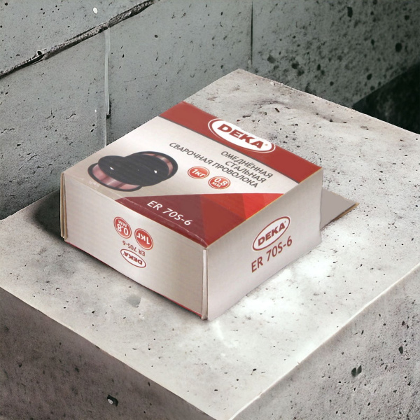 Омедненная проволока DEKA ER70S-6 0,8 мм по 1 кг