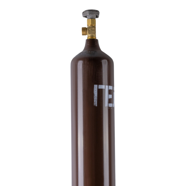 Баллон 10 л (133) (плоск. дно, коричневый, W27.8) Гелий с ВК шовный