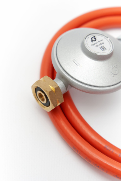 Регулятор давления для газовой пушки 10-30 кВт в сборе со шлангом IGT ATR-800 KIT RH