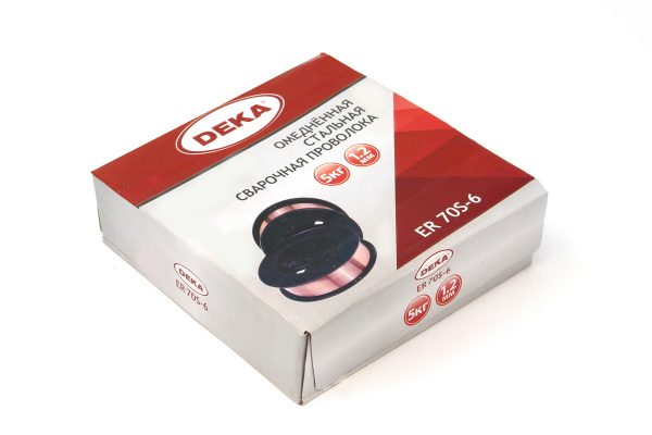Омедненная проволока DEKA ER70S-6 1,2 мм по 5 кг