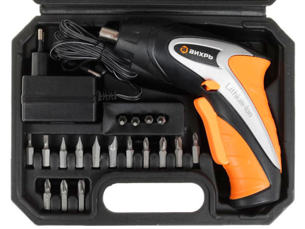 Отвертка аккумуляторная ОА-3,6-К Вихрь