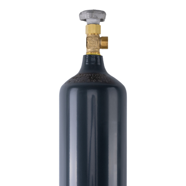 Баллон 10 л (133) (плоск. дно, серый., W27.8) Аргон с ВК шовный