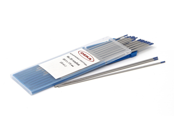 Вольфрамовый электрод DEKA WL-20 голубой 2,4 мм (20 шт в уп.)