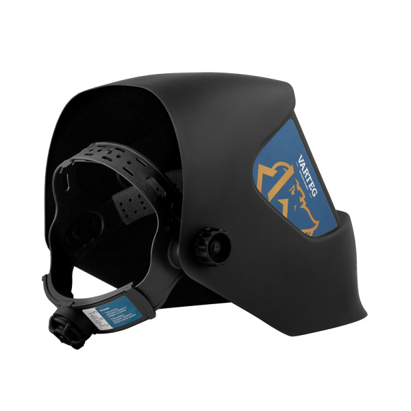 Маска сварщика VARTEG "чёрная" со стеклом С5