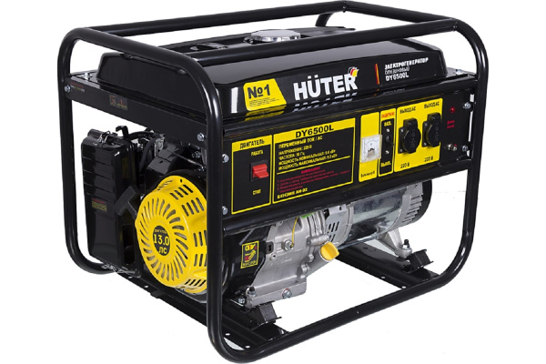 Портативный бензогенератор HUTER DY6500L