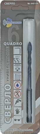 Сверло универсальное квадро 6мм 440106