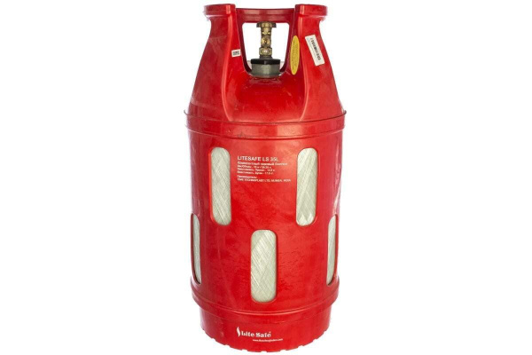 LITESAFE - Полимерно-композитный баллон для сжиженного газа 35л/15кг Индия
