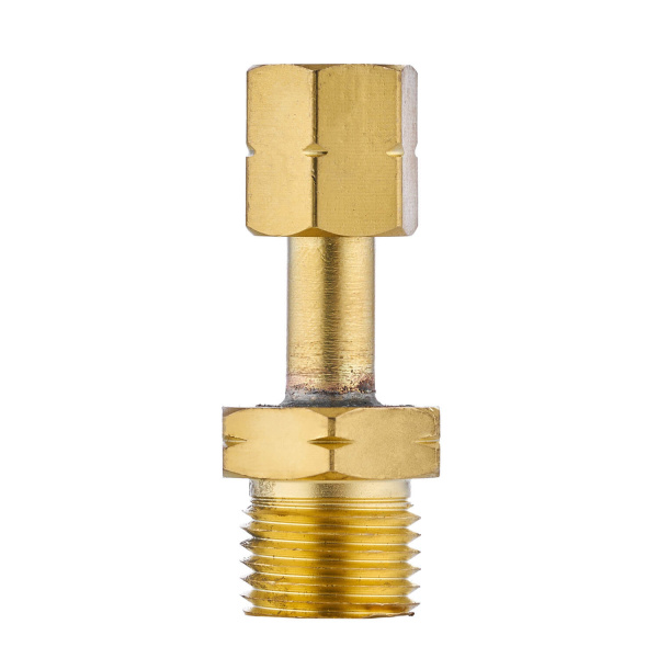 Переходник М12х1,25LH-М16х1,5LH, латунь