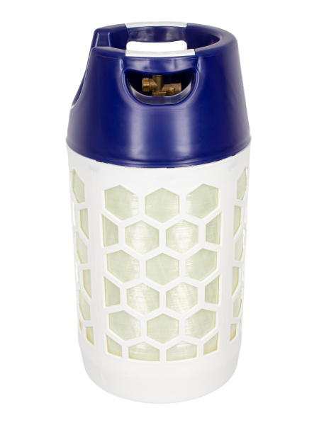 Баллон полимерно-композитный газовый, бело-синий, 24,5 л (LPG/СУГ) RSV Composite