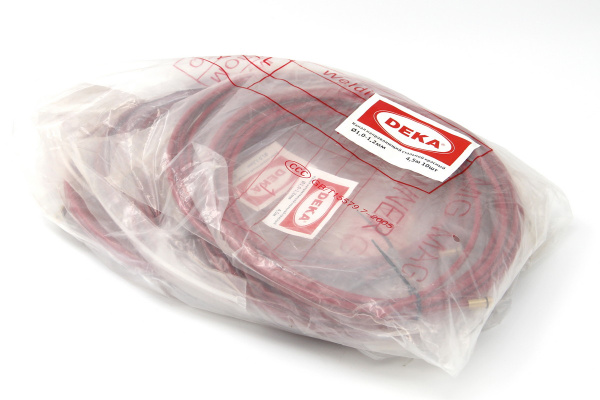 Канал направляющий стальной DEKA 4.5 м красный d 1,0-1,2 мм (10 шт в уп.)