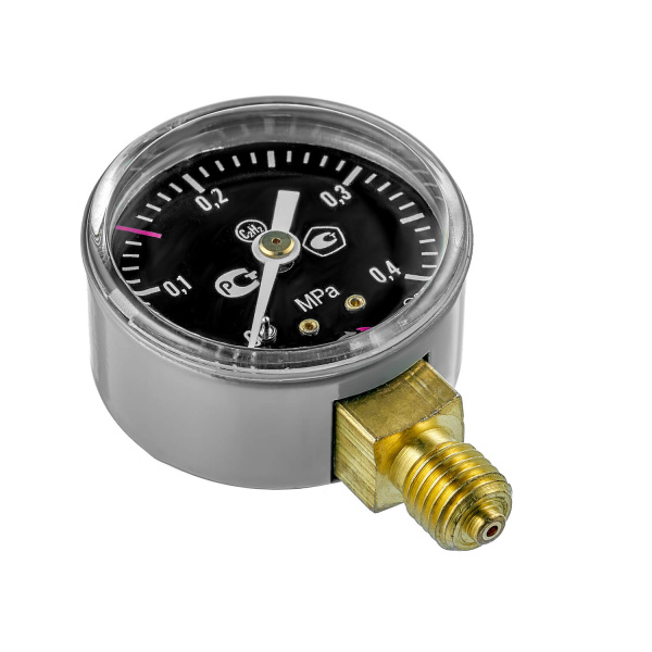 ТМ-210Р.00(0-0,4MPa)M12х1,5.2,5 С2Н2 МАНОМЕТР 50 мм, ТИП - ТМ-210Р, М12х1,5 (снизу), 0-0,4MPa, кл.2