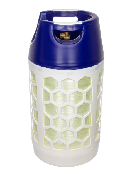 Баллон полимерно-композитный газовый, бело-синий, 24,5 л, ВБ-2 (LPG/СУГ) RSV Composite