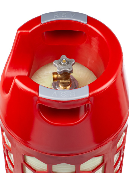 Баллон полимерно-композитный газовый, красный, 24,5 л, ВБ-2 (LPG/СУГ) RSV Composite