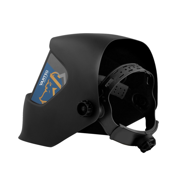 Маска сварщика VARTEG "чёрная" со стеклом С5