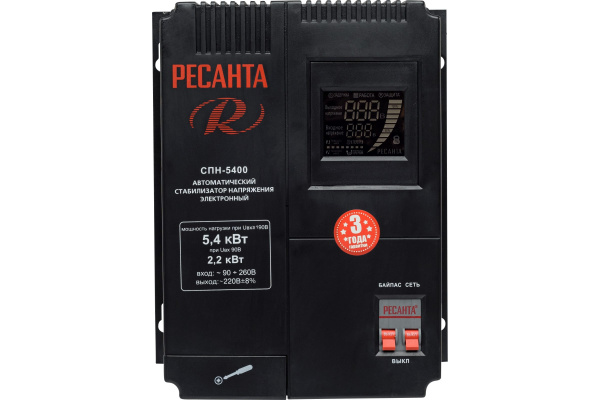 Стабилизатор напряжения РЕСАНТА СПН-5400