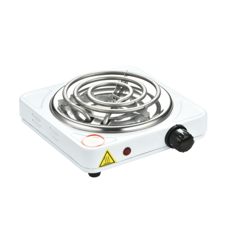 Плита настольная электрическая, 1-конфорочная, спиральная, белая ECP-1000