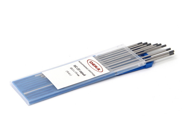 Вольфрамовый электрод DEKA WC-20 серый 3,2 мм (10 шт в уп.)