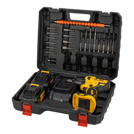 Гайковерт аккумуляторный ARMA AWR-2146, с набором аксессуаров