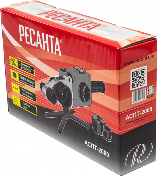 Аппарат для сварки ПВХ труб АСПТ-2000 Ресанта