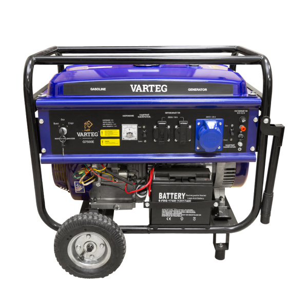 Электростанция бензиновая Varteg G7500EW, Китай