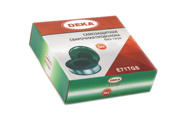 Порошковая проволока DEKA E71TGS 1,0 мм по 5 кг