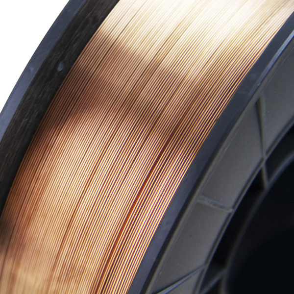 Проволока сварочн. омедн. ER70S-6 (ан.Св08Г2С) д.0,8мм D200  Foxweld