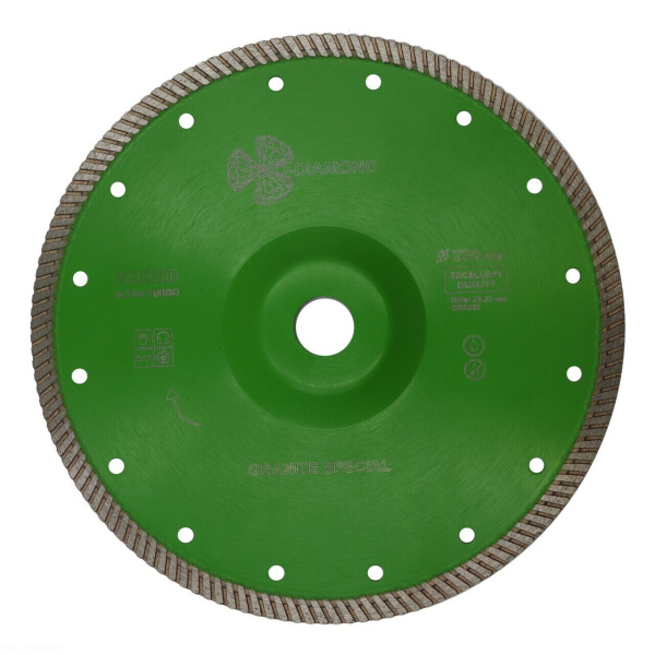 Диcк алмазный отрезной 230*22,23 Grand Ultra Turbo Granite Special GRS936