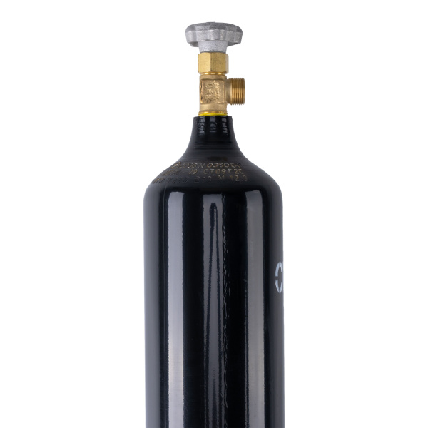 Баллон 10 л (133) (плоск. дно, чёрный, W27.8) Свар. смесь с ВК шовный