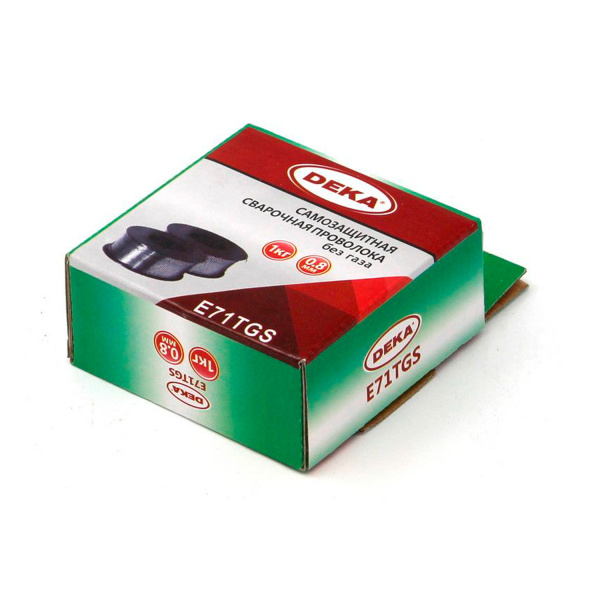 Порошковая проволока DEKA E71TGS 0,8 мм по 1 кг (10 шт в уп.)