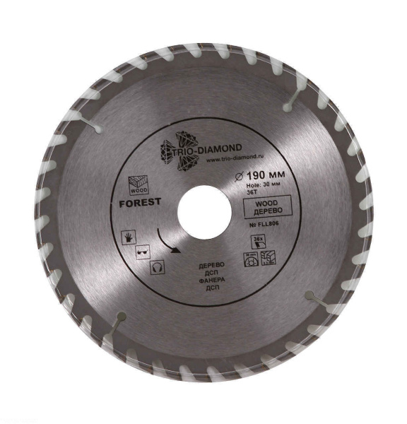 Диск пильный 190*30*36Т FLL806