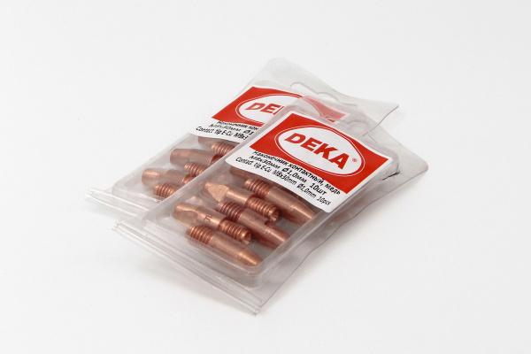 Контактные наконечники DEKA М8х30 медь 1,0 мм (100 шт в уп.)